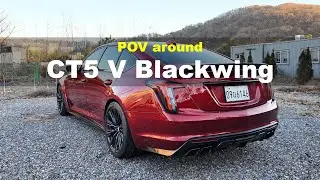 2023 Cadillac CT5 V Blackwing POV Exterior and Interior