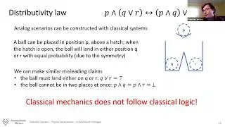 Gabriele Carcassi - "The Common Logical Structure of Classical and Quantum Mechanics ...