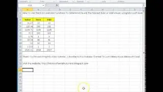 00162 - How To Use The EVEN and ODD Functions To Determine Round The Nearest Even or Odd Values usin