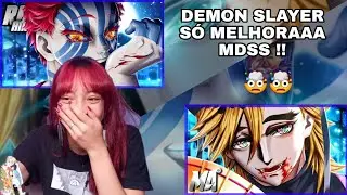 REACT 2 EM 1|Douma - Lua Superior Dois |M4rkim |♪ Akaza | O Lua Superior 3 | AniRap (@Prod Hunter )