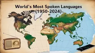 Most Spoken Languages in the World (1950–2024) | Animated Chart