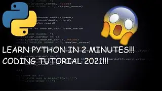 Coding Tutorial 2021 | LEARN PYTHON IN 2 MINUTES