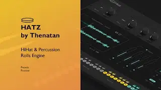 Hatz - Hihat Rolls Au / VST By Thenatan ( Presets Preview )