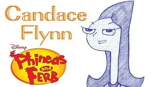 How to Draw - CANDACE (Phineas and Ferb) #36 /// Как нарисовать - КЕНДЭС (Финес и Ферб) #36