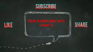 File Handling in C Programming (Part 1) ll By Manu Agarwal