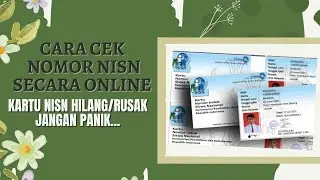 Cara cek nomor NISN siswa || Cek nomor NISN secara online