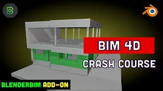 BIM 4D Crash Course - Scheduling, Resources, Animations with BlenderBIM