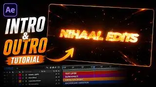 How to Make Professional intro & Outro Like Me? Full Easy Tutorial 🔥