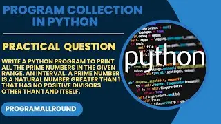 find prime number in given range in python in hindi