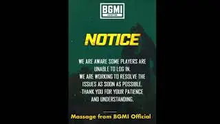 BGMI Login issue Server did not respond Please return to login page | Request Time out 