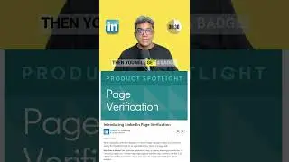 LinkedIn Launches 'Page Verification' for Organizational Pages  #Shorts