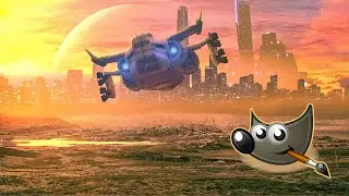City In Dead Land - GIMP Photo Manipulation Speed Art
