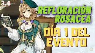LA NUEVA SKIN DE LISA ES BRUTAL | EVENTO REFLORACIÓN ROSÁCEA Día 1 | Genshin Impact Español 3.4 