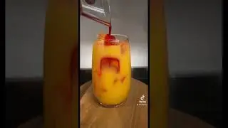 Hennessy Sunrise 🌄 #tiktok #bartender #shorts #cocktail #fyp #hennessy