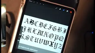 LETTERING STUDY