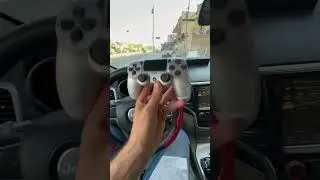 قيادة سيارة حقيقية بأستخدام البلي ستيشن  ! 🎮🚗