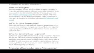 What Is Structured Settlement