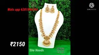 Latest trending imitation jewellery collection with free shipping 😍#imitationjewelery #sheneeds