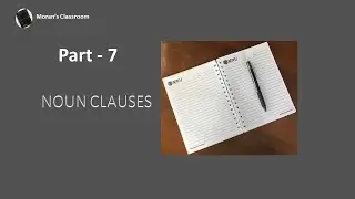 [Myanmar/Burmese] English Sentence Structure - Noun Clauses