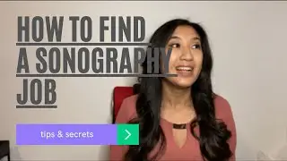How to FIND/JOB SEARCH Sonographer's Jobs
