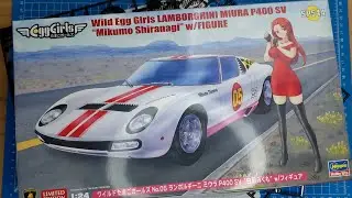 Hasegawa Wild Egg Girls Lamborghini Miura P400 SV 