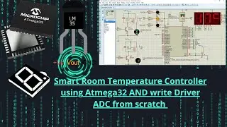 Smart Room Temperature Controller using  Atmega32 AND write Driver ADC from scratch