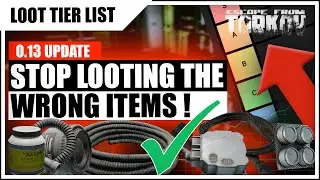TARKOV LOOT TIER LIST (10th Jan 23) | What to Keep / Sell Flea Market Guide Escape From Tarkov EFT