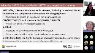 Webinar: Results of the Access and Benefit Sharing Study and Monitoring Indicators C1, C2 & 13b