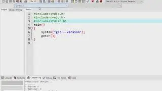 GCC Version Using C Language