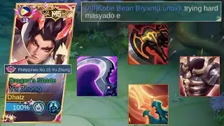 NO ONE CAN ESCAPSE FROM THIS 700 MOVEMENT SPEED BUILD! | YU ZHONG NEW SKIN - MLBB