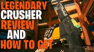Legendary CRUSHER Gun Review! And How to Get it Cyberpunk 2077