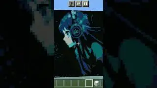 anime girl pixels art