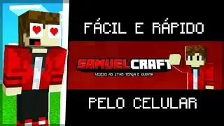 ✅[PASSO A PASSO] Como fazer um BANNER MUITO FÁCIL de Minecraft pelo celular