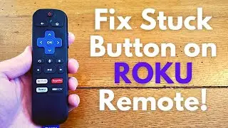 How to Fix a Stuck Button on Roku Remote - DIY
