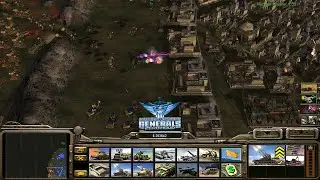 Command & Conquer Generals Zero Hour - Gla Toxin 1 vs 7 Hard Gameplay ( I Will Work & I'm Hungry )