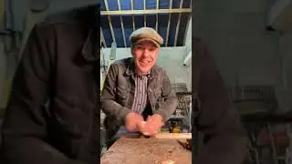Restoring And Making A Charred Ash Handle For A Lump Hammer 