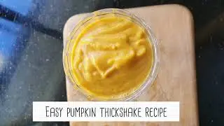 Easy Vegan Pumpkin Pie Thickshake