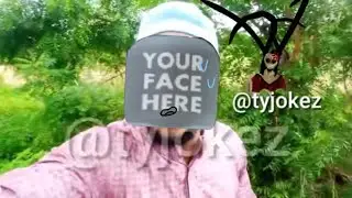 African guy getting chased by a tribe member but its Mio's cry