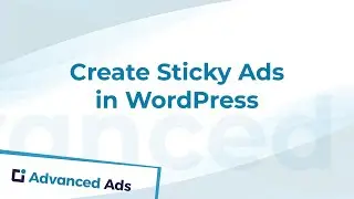 Create Sticky Ads in WordPress
