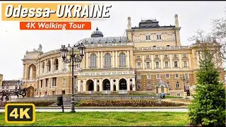 Odessa Downtown Walking Tour 🇺🇦 | Deribasovskaya Street to Potemkin Stairs & Opera House | Ukraine