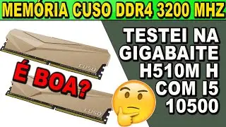 Memória Barata é boa? (KIT 2X8 GB DDR4 3200 CUSO) é compatível com processador Intel? UNBOXING