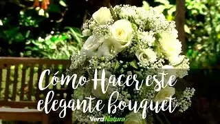 Cómo hacer este bouquet de flores blancas