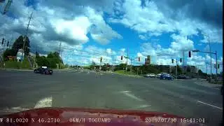 McLaren driver goes through red light
