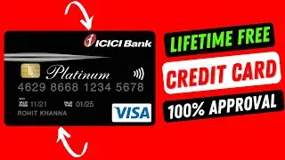 LIFETIME FREE: ICICI Platinum Credit Card Apply Online [100% APPROVAL] ICICI Bank Credit Card Apply