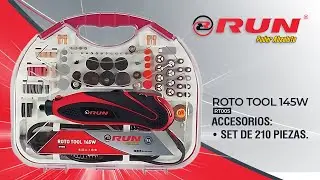 ROTO TOOL 145W DREMEL CON SET DE 210 PCS