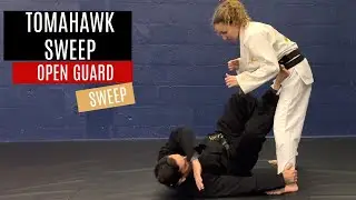 Open Guard Tomahawk Sweep For BJJ, Sambo & Judo | Grappling University