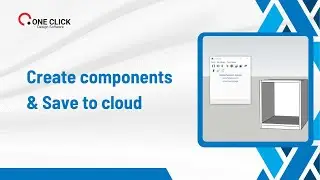 15 - Create components and Save to cloud in SketchUp