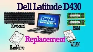Dell latitude d430 review/specs-Dell Latitude D430 disassembly-Keyboard/RAM /Hard drive /WLAN