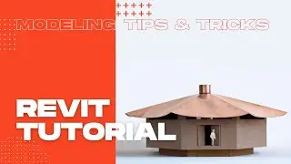 Krefeld Pavilion Hexagonal Roof with Curved Edges in Revit