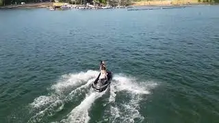 dji mini 3 pro jetski chase